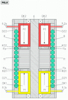 Detailzeichnung einer Variante des Stomgewinnungs-Federungselementes